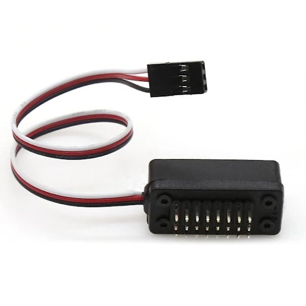 {ca}1 til 8 RC Bil 3-kanals CH3 3CH LED-lampe Lysbryter Panel System for RC Modellbil Axial SCX10 Tra