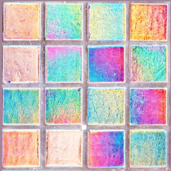 Mosaic Tile Stickers Set of 10