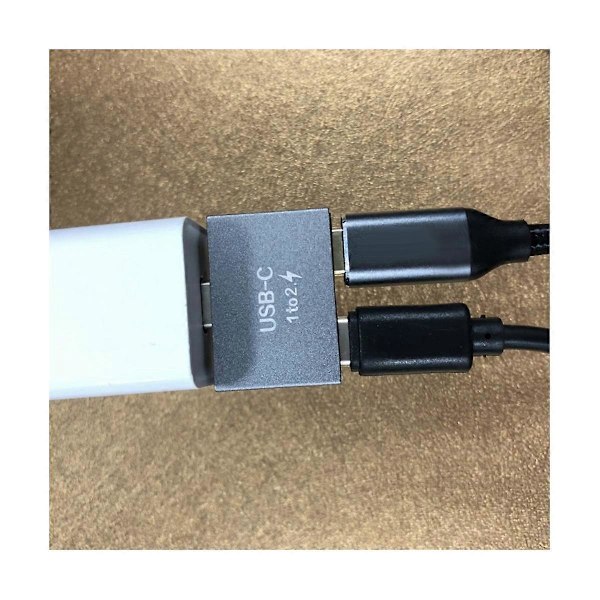 CASA USB C -uros - kaksois-USB C -naarasjakaja-muunninsovitin USB C -laturille PC:lle