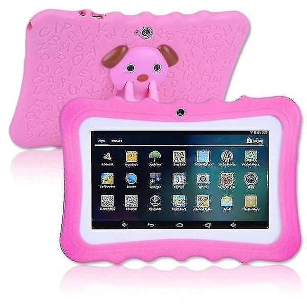 7 \" Barnplatta Android Surfplatta PC 8 GB ROM 1024*600 Upplösning Wifi Barnplatta PC, Rosa