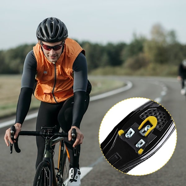 2 st cykelpedalplattor, cykelklossar cykelpedalskydd cykelpedaltillbehör för landsvägs- och inomhuscykelskor