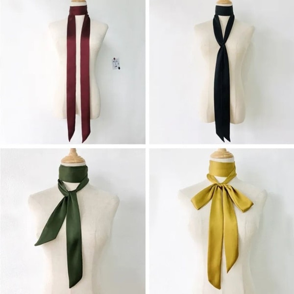 Smal Lång Scarf Bag Band LJUSBLÅ Ljusblå