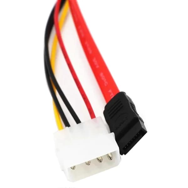 Sata 4 Pin Ide + Sata 15pin 7 Pin Överföring Integrerad Data Strömkabel
