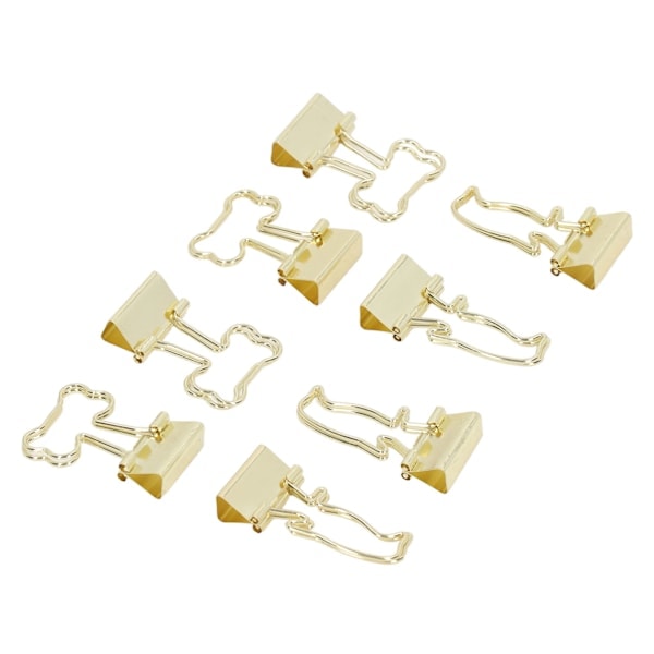 30 stk Mini Papirclips i Metal, Alsidige, Innovative, Stærke Greb, Papirclips til Hjemmekontor