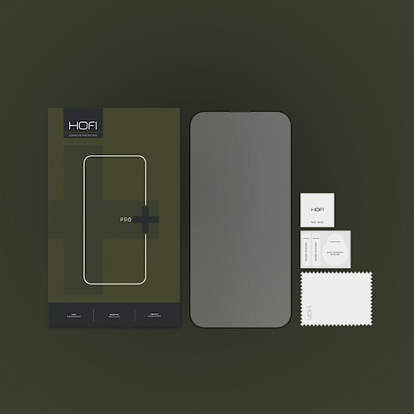 HOFI iPhone 14 Pro Max Näytönsuoja Pro+ Karkaistu Lasi Musta