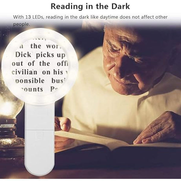 Magnifier - 125mm Large Distortion-Free Reading Magnifier