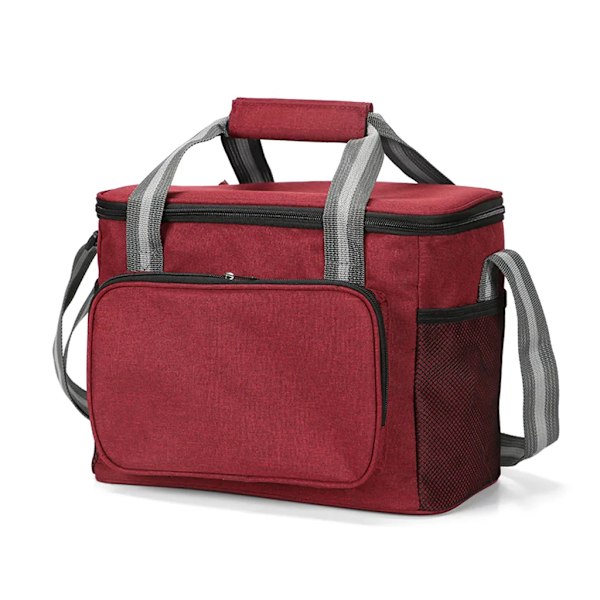 15L Isolerad kylväska för Resa Picknick BBQ Fest - RED