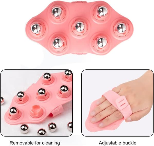 Manual Roller Massager for Full Body Care, Deep Tissue Stress Relief and Cellulite Reduction