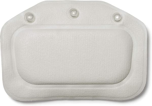 Vit badkudde, PVC-skumbadkarskudde, (1-pack)