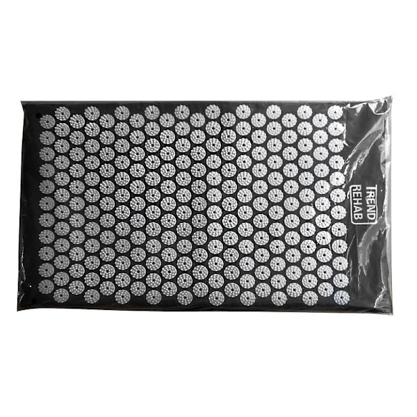 Spikmåtte med 6210 akupressurpigge Sort Black one size