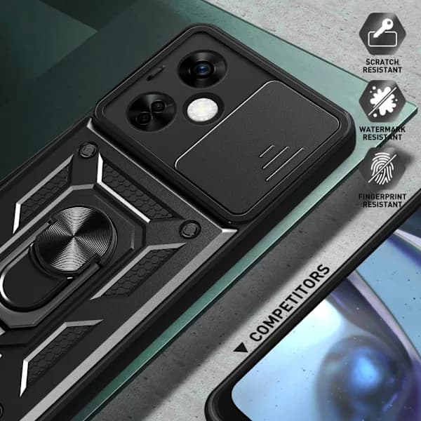 OnePlus Nord CE 3 Lite 5G Deksel CamShield Ring Svart