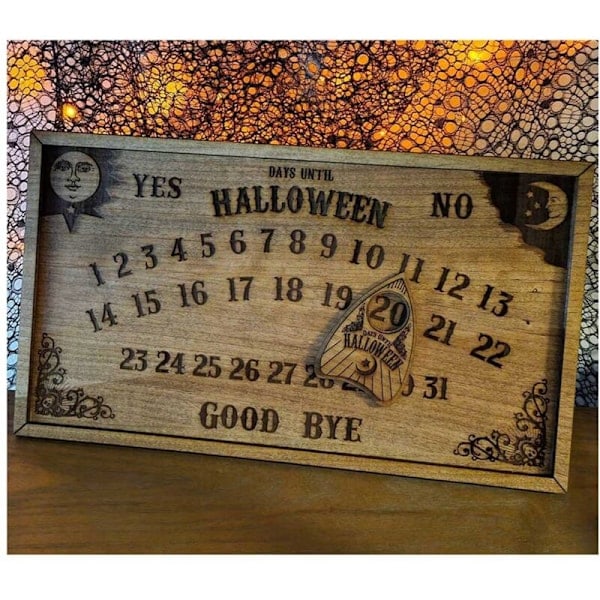 Halloween-laskentataulu magneeteilla