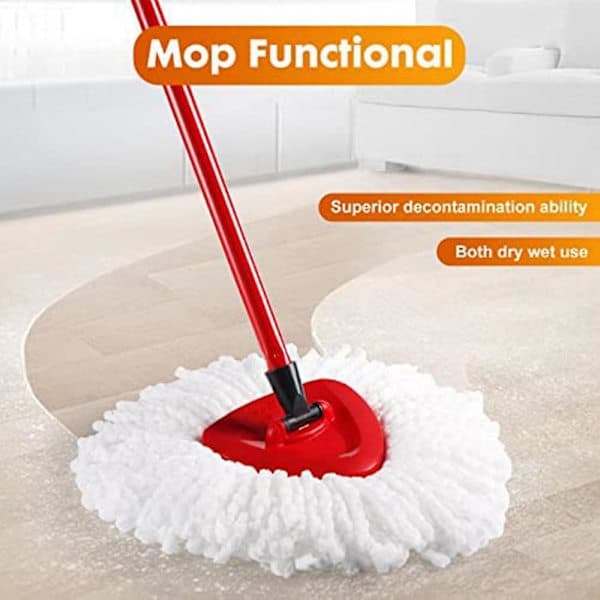 Roterende trekantet bomullsgarn moppehode erstatningsklut kompatibel for O-/ Hy