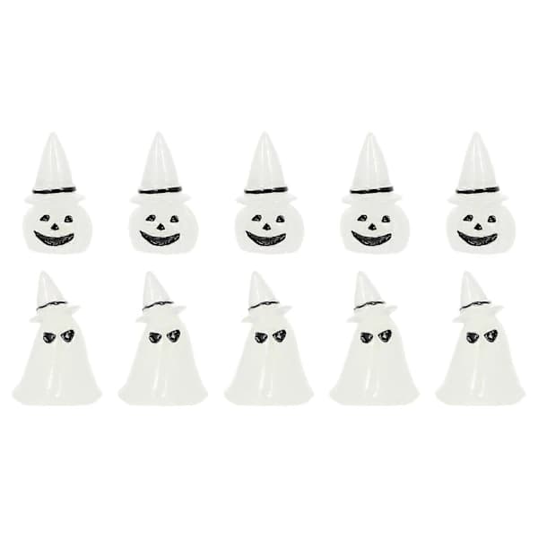 Halloween Dekorationer 10 stk. Lysende Ornament Tilfældig Stil