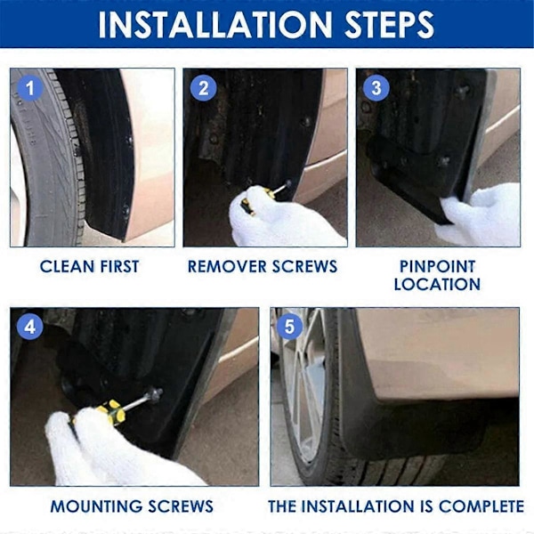 CASA 4 st Bil Stänkskydd Mud Flaps Splash Mud Guard för Sentra 2020-2021 Biltillbehör