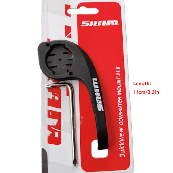 Garmin Edge Cykelcomputerbeslag Styr MTB Vej GPS Holder lang