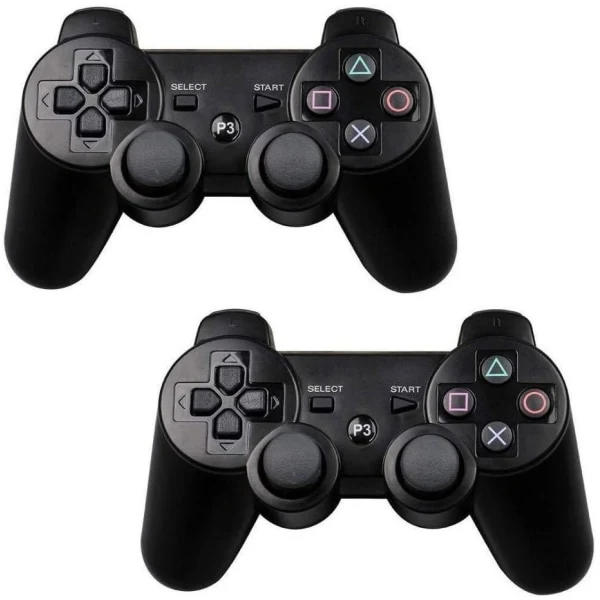 2 stk. PS3 Trådløse Controllere Sort