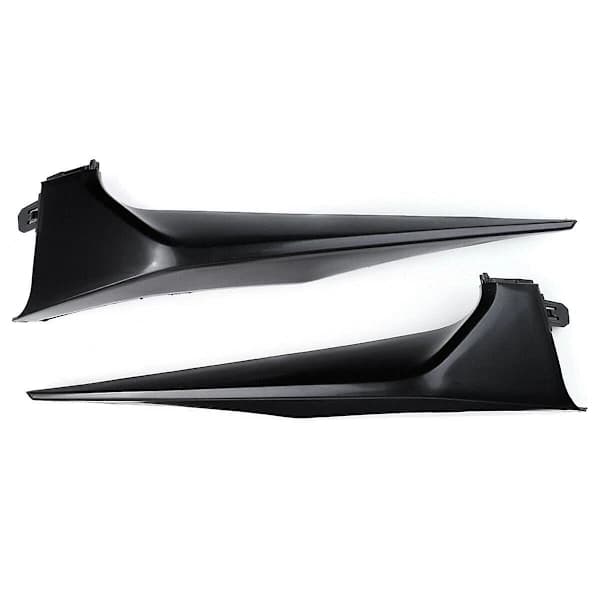 2X Främre stötfångarläpp Splitter Galler Nedre Trim Formning Diffusor Skydd Trim för 2.0L 2020-2021