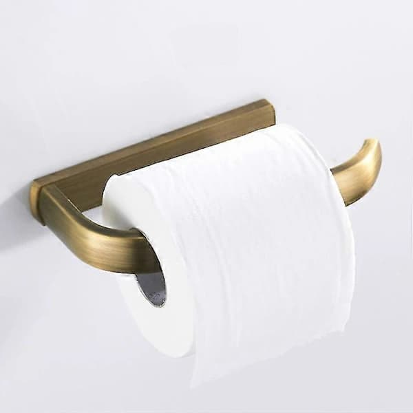 {ca}Baderom Antikkfarget Messing Toalettpapirholder Papirramme Boks Rullpapirboks