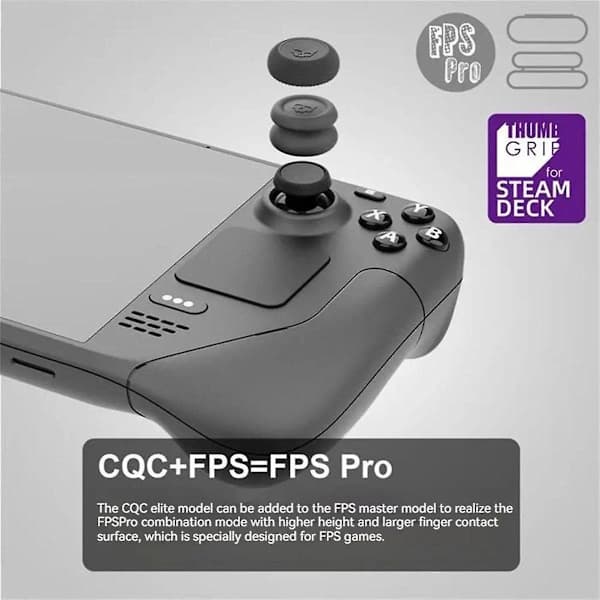 6 stk. Thumbstick Grip Cap Cover for Ally/ Joystick Cap FPS/ Silikon Sklisikker Thumbstick Case A