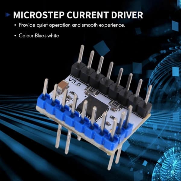 {ca}5 stk. TMC2209 V3.0 Driver Trinstave Stille Driver 256 Mikrotrin Strøm 2.8A TMC2208