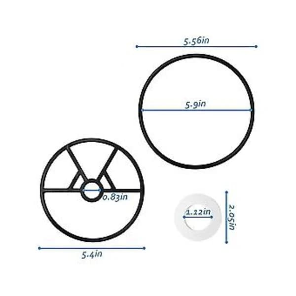 Pool Spa Gate Valve Reparationskit Packningar O-ringar