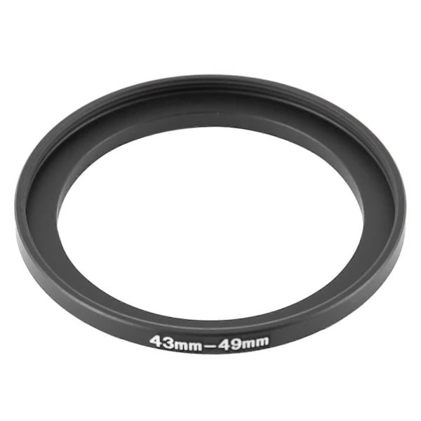 43 mm til 49 mm Metal Step Up Filter Ring Adapter til Kamera