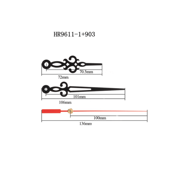 Silent Quartz Clock Movement, Long and Short Shaft Clock Mechanism