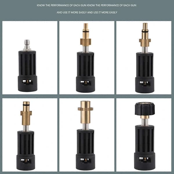 Vaskeslangeadapter 1/4-tilslutning til K2 K3 K4 K5 K6 K7 Erstatning
