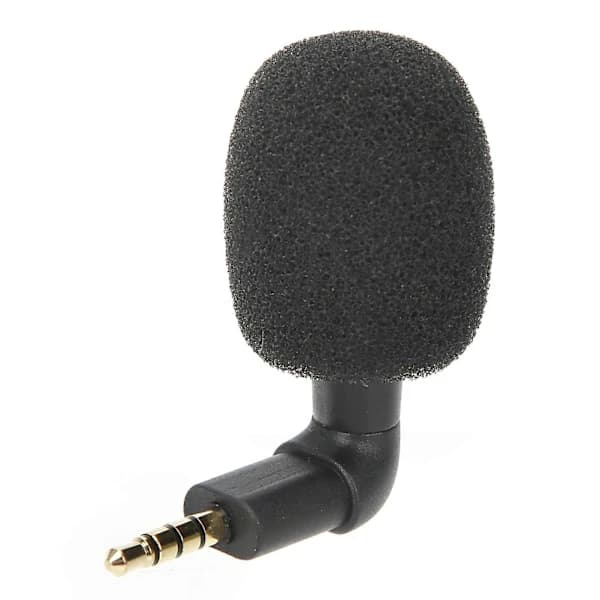 Ledistar 3,5 mm Mini Bærbar Trådløs Kondensatormikrofon til Mobiltelefon PC