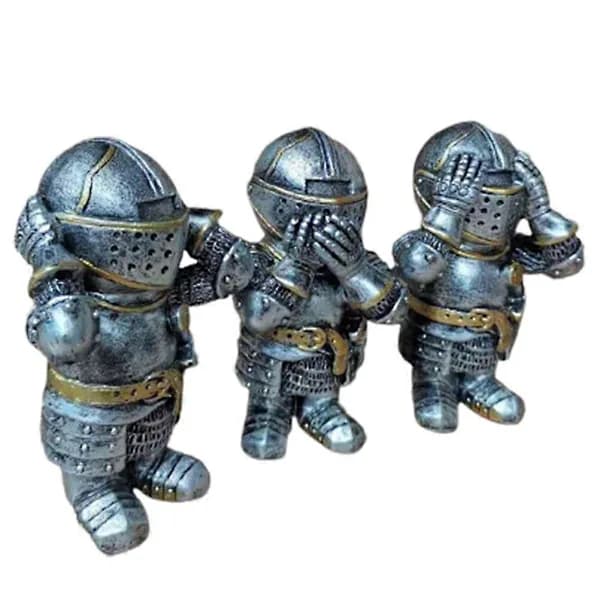 Harts Krigar Skulptur 15cm 2-pak Havepynt