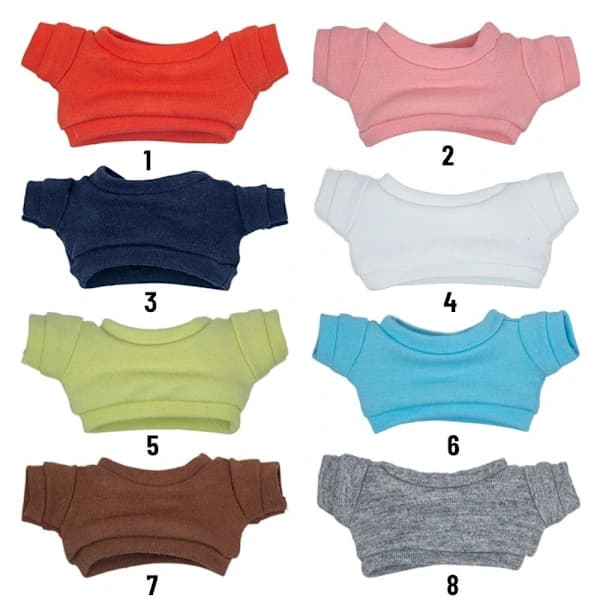 10 cm T-shirt för dockkläder Tecknad docka 8 8 8