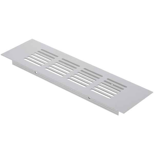 Ventilasjonsgitter i aluminium for sokkel 200 x 60 mm
