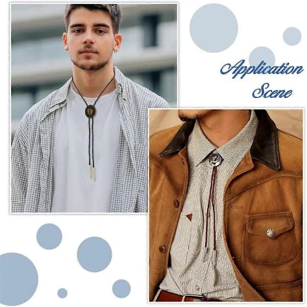 16 kpl Bolo Tie -kärjet ja tarvikkeet DIY-koruihin