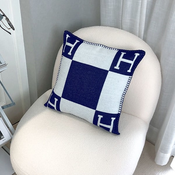 45x45cm H-bokstav Ullkashmir Putetrekk Køyeseng Sofa Fly