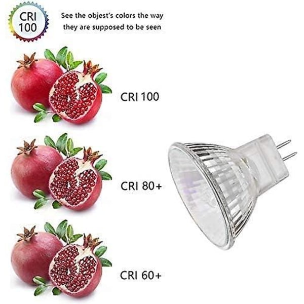 MR11 Halogenlampor, 20W 12V MR11 GU4 Halogen Spotlampor, Varmvitt, 6-pack