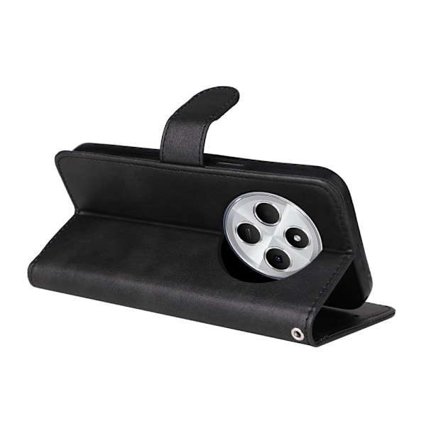 SKALO Xiaomi Redmi 14C PU-Læder Pung Etui - Flere farver Black Svart