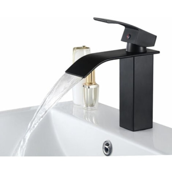 DPZO NOIR Vattenfall Blandare i Mässing för Badrum Modern Design-DPZO.ca