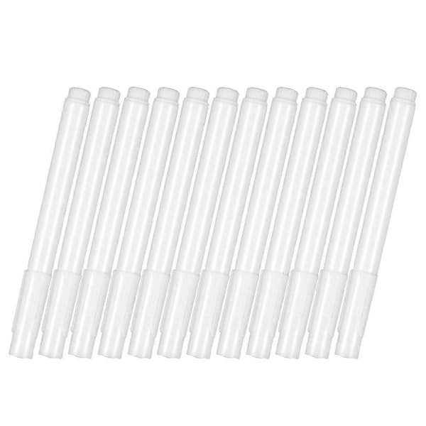 Whiteboardmarkør flydende kridt kompatibel med sort tavle glas 12 styk cylindrisk