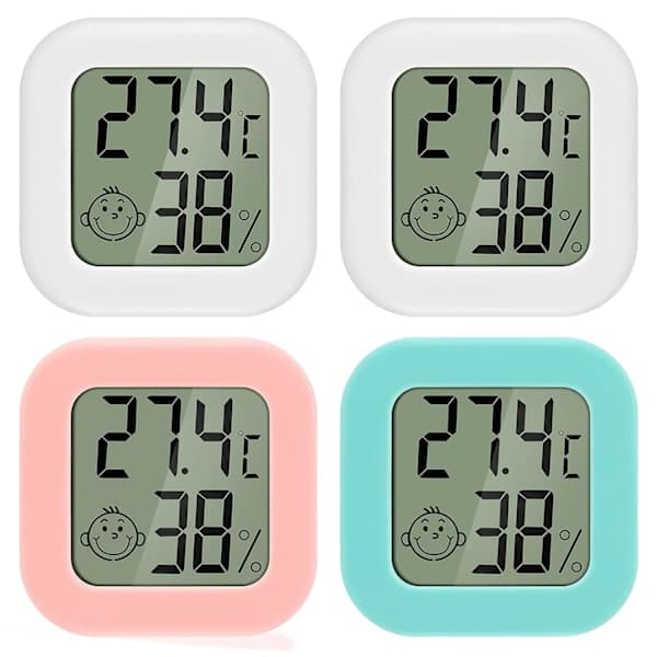 4 st Mini LCD Digital Inomhus Termometer Hygrometer