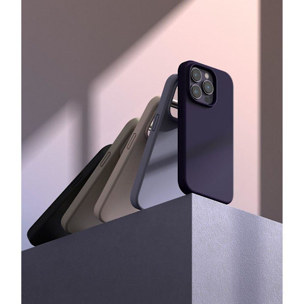 Ringke iPhone 14 Pro Skal Silikon Deep Purple