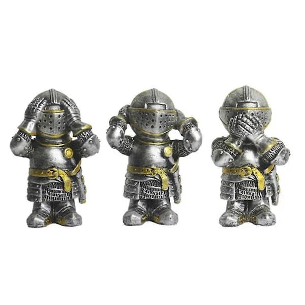 Harts Krigar Skulptur 15cm 2-pak Havepynt