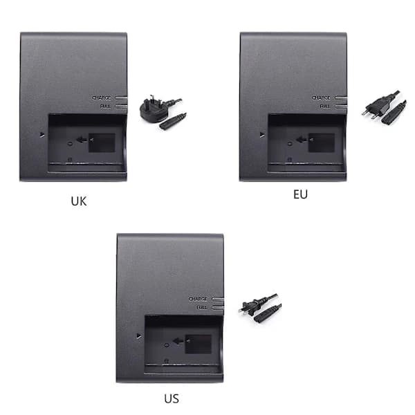 LC-E17 LCE17 LC E17 Kamera Batterilader AC Strømlader passer LP-E17 LPE7 LP E17