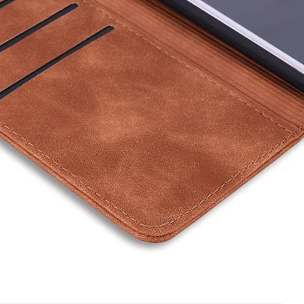 Plånboksfodral för Samsung Galaxy A52/A52S Premium PU Läder Flipfodral Mandala Brun