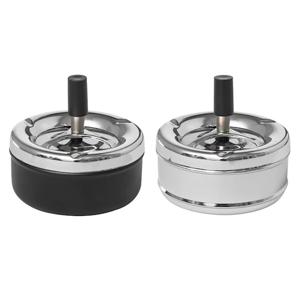 Ash tray with rotating lid - 11cm