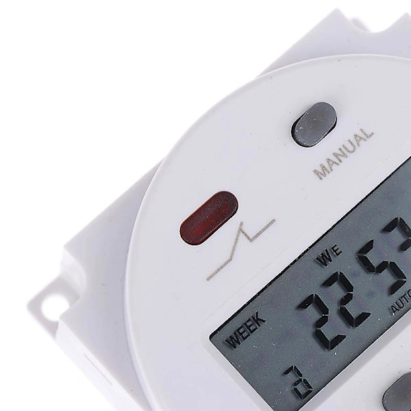 Digital Timer DC/AC 12V 16A LCD-display Programmerbar Timer OVP-brytare