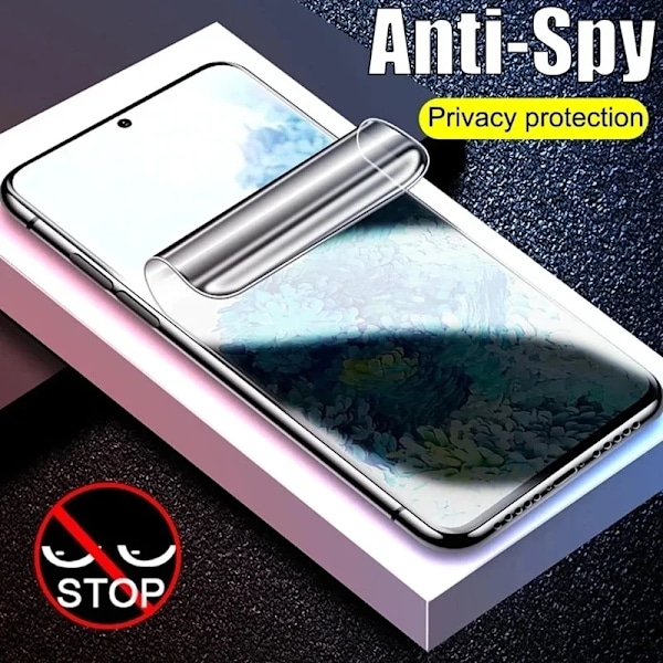 3 stk. Anti-Spy Hydrogel Film til Samsung S23 S21 S22 S24 Ultra S10 Plus S20 Fe Privatlivsbeskyttelse Tør til Samsung S23 For Samsung S23 3Pcs