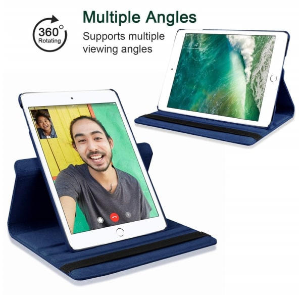 Ipad AIR 2 deksel etui - Mørkeblå Ipad Air 1/2 & Ipad 9,7 Gen5/Gen6_ca Mörkblå Ipad Air 1/2 & Ipad 9,7 Gen5/Gen6