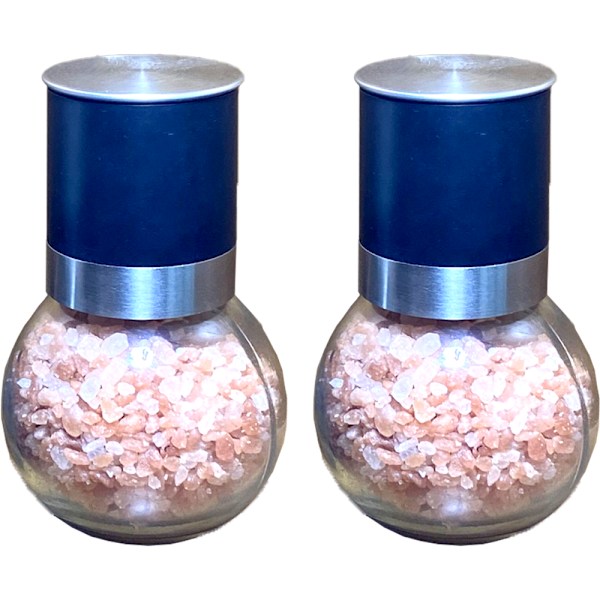 Kompakt salt- og pepperkvern med justerbar grovhet