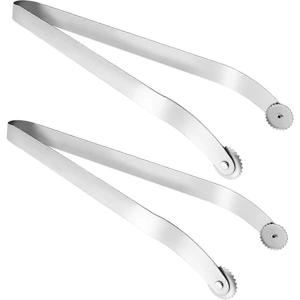 [CA] 2 stk BBQ Pølsevender, Rustfritt Stål BBQ Pølsevender, Lang